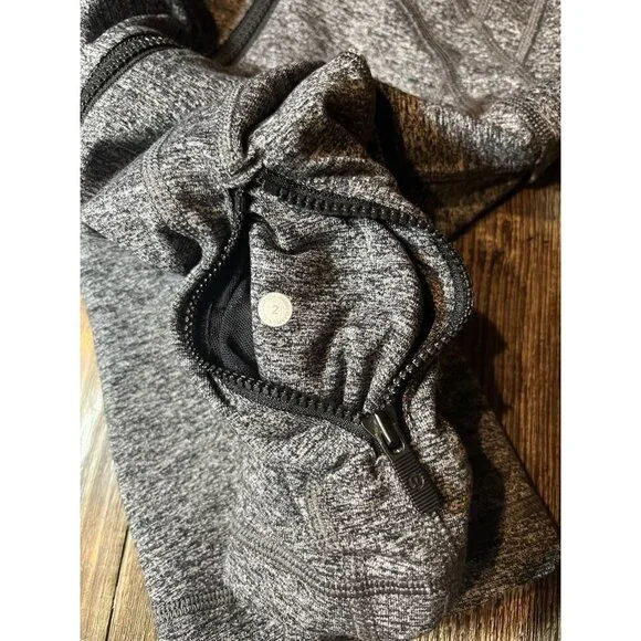 Lululemon Define Jacket Heathered Black Luon Size 2